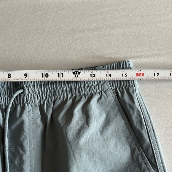 J Crew Tech Dock Shorts Mens M Blue 6" Inseam Drawstring Casual Preppy Golf Blue - Picture 10 of 12